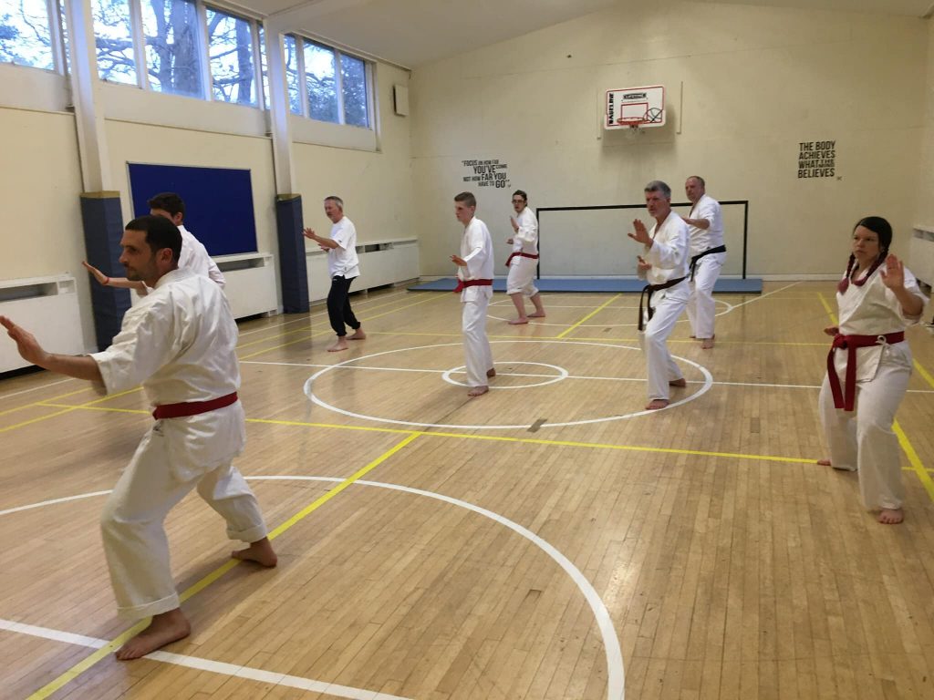 Penarth karate-do Shotokai performing kata