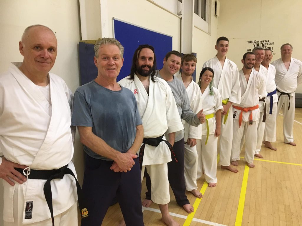 A group photo following a great karate training session